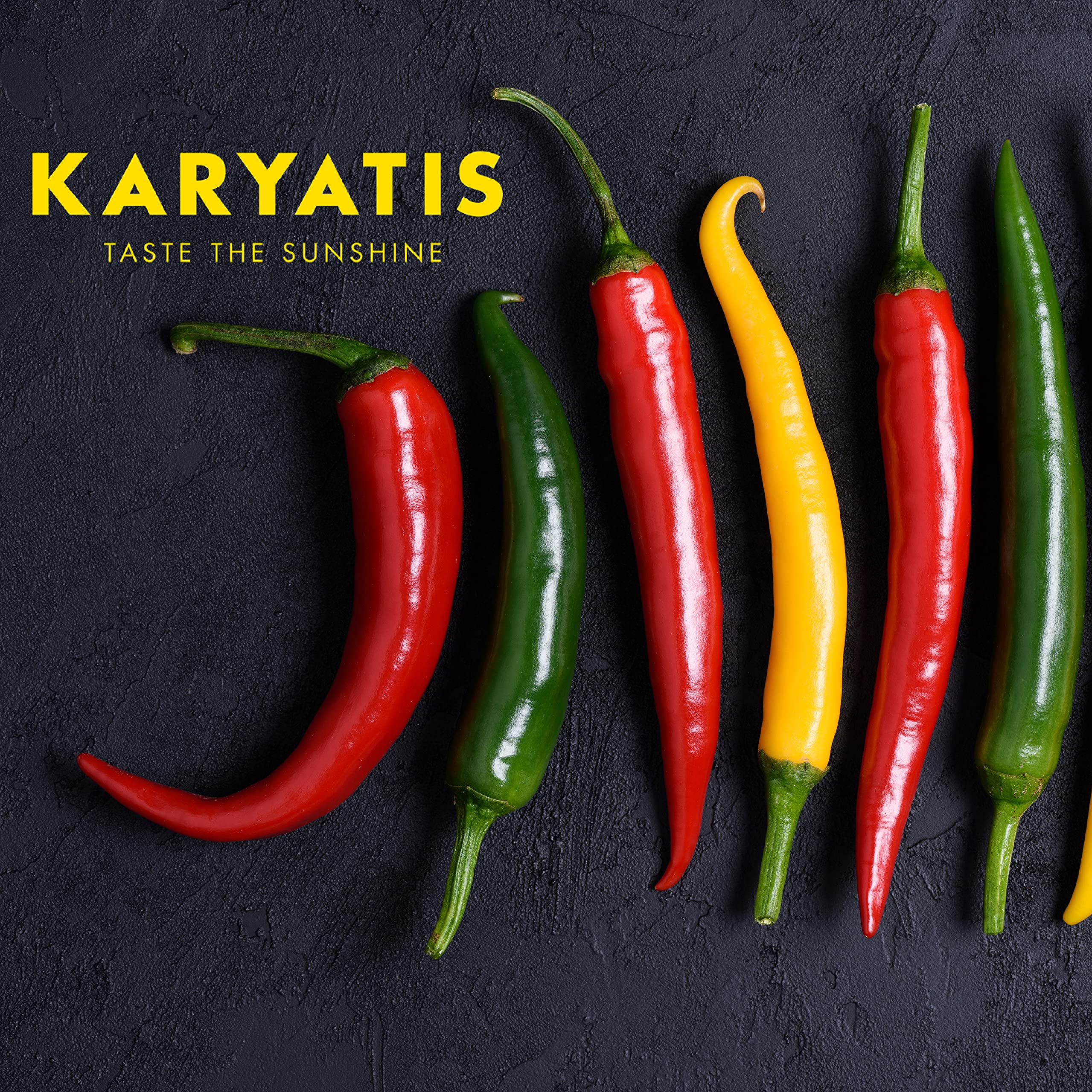 Karyatis Mixed Hot Chillies in Brine, Glass Jar, 205 g 4