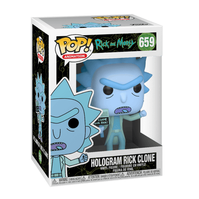 Rick and Morty Hologram Rick Clone Funko 44252 Pop! Vinyl #659