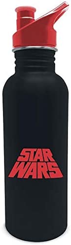 Star Wars 24240998 MDB25908 Canteen Bottle, Black/Red, Standard
