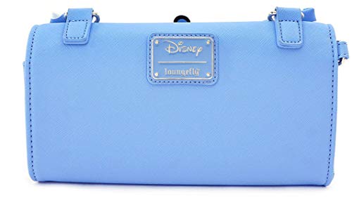 Mickey Mouse Loungefly - Minnie Polka Dot Women Handbag Blue-White-red, Faux Lea