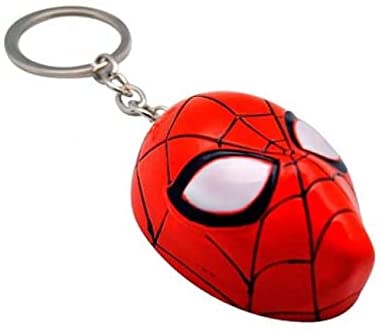 Kids Marvel Spiderman Mask Keychain In Metal 14x9.5 cm - MV15590