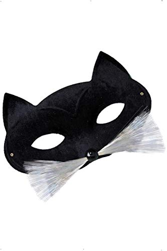 Smiffys Cat, Eyemask Whiskers - Black