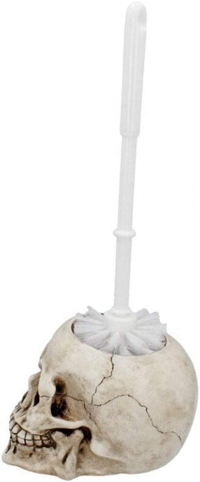 Nemesis Now Brush with Death Toilet Brush 16cm Ivory