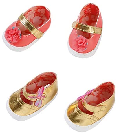 Chaussures Baby Annabell 43 cm Pour les tout-petits à partir de 3 ans Faciles pour les petites mains