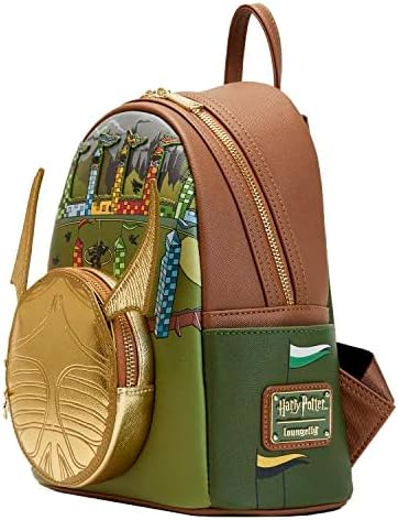Loungefly Harry Potter Mini Backpack Golden Snitch New Official Green