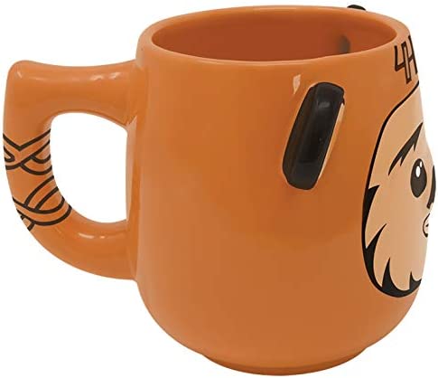 Star Wars 3D Ewok Ceramic Mug - Officially Licensed Collectible Gift, 15 oz / 450 ml (SCMG25086)