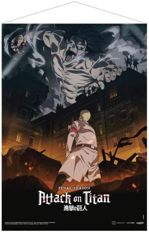 BANDAI MODEL KIT ATTACK ON TITAN : THE FINAL SEASON - Visual 1 - Wallscroll 50X7