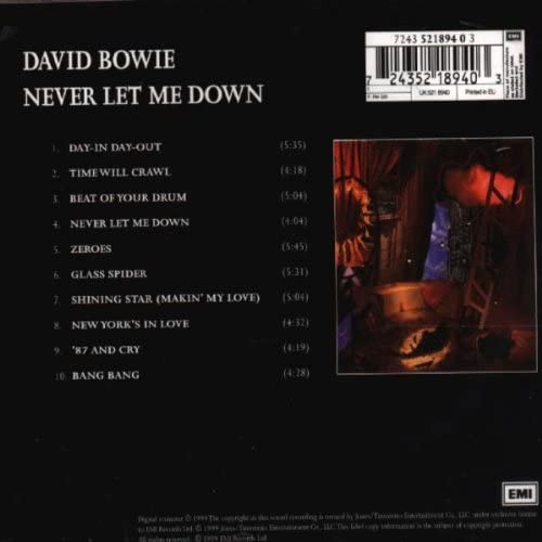 Never Let Me Down - David Bowie [Audio CD]