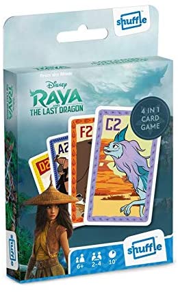 Shuffle Raya Card Games For Kids - 4 in 1 Snap, Pairs, Happy Families & Action G