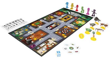 Clue Junior Board Game for Kids Ages 5 and Up, Case of the Broken Toy, Classic Mystery Game for 2-6 Players