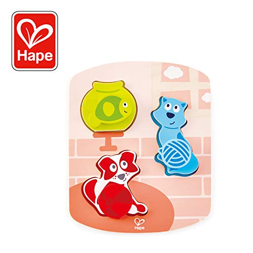 Hape HAP-E1610 Dynamic Pet Puzzle, Multi-Colour