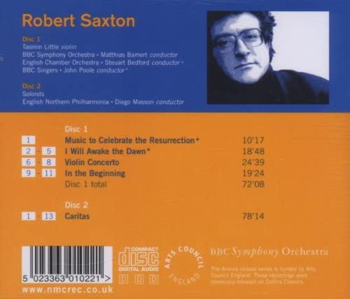 Robert Saxton - Robert Saxton - I Will Awake the Dawn & other works [Audio CD]