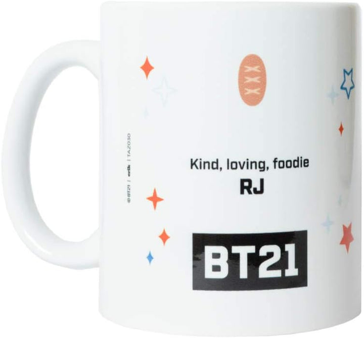 Grupo Erik BT21 Official Merchandise RJ Ceramic Mug | 35 cl - 350 ml | Coffee Mug