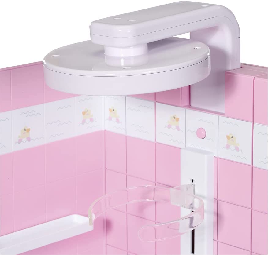 BABY born Bath Walk-In Shower for 43cm Dolls - Easy for Small Hands, Creative Pl