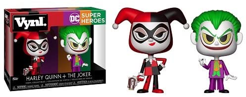 DC Super Heros Harley Quinn + The Joker Funko 25528 Vinl.