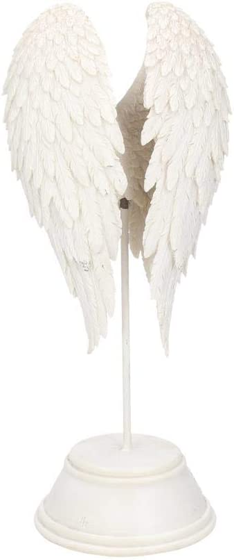 Nemesis Now B0720C4 Angel Wings Figurine 26cm White, Resin