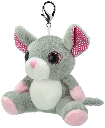 Orbys Wild Planet 10cm Handmade Mouse Soft Toy, Keyring