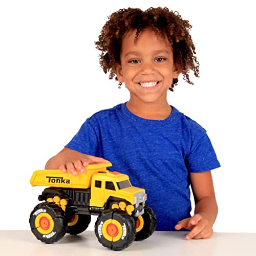 Tonka 6121 The CLAW Lights and Sounds Dump Truck, Dumper Truck Toy for Children,