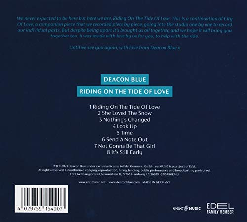 Riding On The Tide Of Love - Deacon Blue [Audio CD]