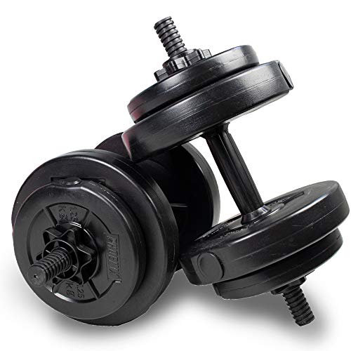 Phoenix Fitness RY1425 Dumbbells Weight Set 15kg Pair Dumbbell Set Adjustable Du