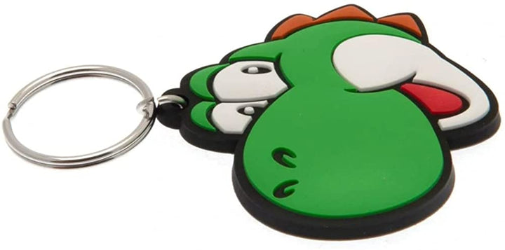 Pyramid International Super Mario (Yoshi) Rubber Keychains, Green, One Size