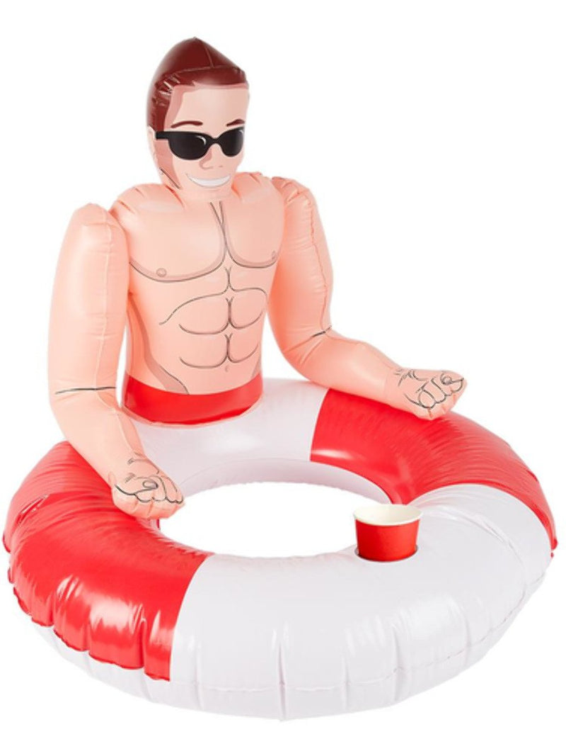 Smiffys Inflatable Lifeguard Hunk Swim Ring