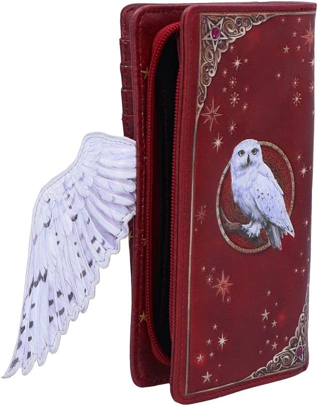 Nemesis Now Magical Flight Embossed Purse 18.5cm, Polyurethane, Red