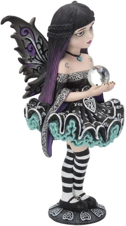 Nemesis Now Mystique Fairy Figurine, Black, 16.5cm