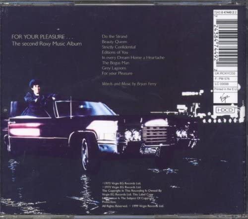 For Your Pleasure - Roxy Music [Audio CD]