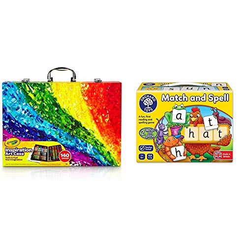Crayola Inspiration Art Case -140 pieces-Assortment & Orchard Toys Match and Spe
