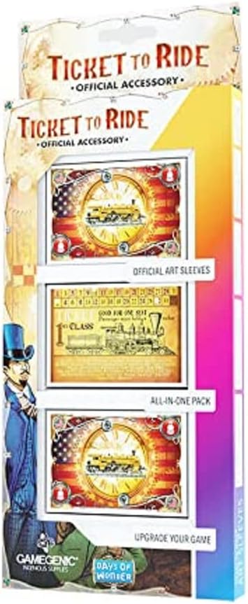 Gamegenic GGS15002 - Ticket to Ride Art Sleeves (152 Sleeves)