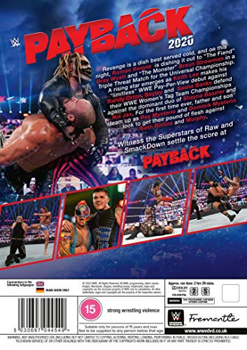 WWE: Payback 2020 [DVD] - Action [DVD]