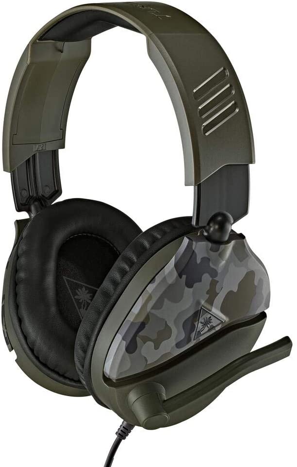 Turtle Beach Recon 70 Camo Green Gaming Headset for Xbox Series X|S, Xbox One, PS5, PS4, Nintendo Switch & PC