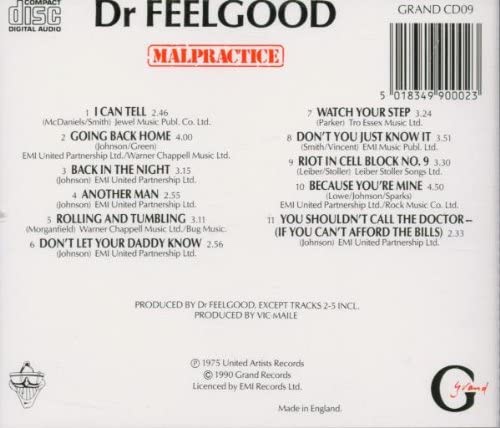 Malpractice - Dr. Feelgood [Audio CD]