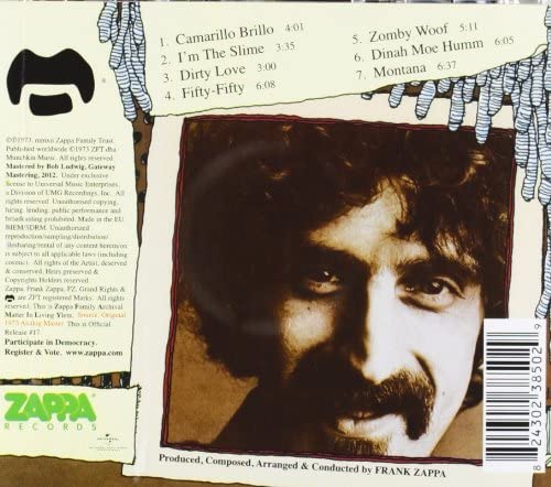 Over-Nite Sensation - Frank Zappa Frank Zappa & the Mothers  [Audio CD]