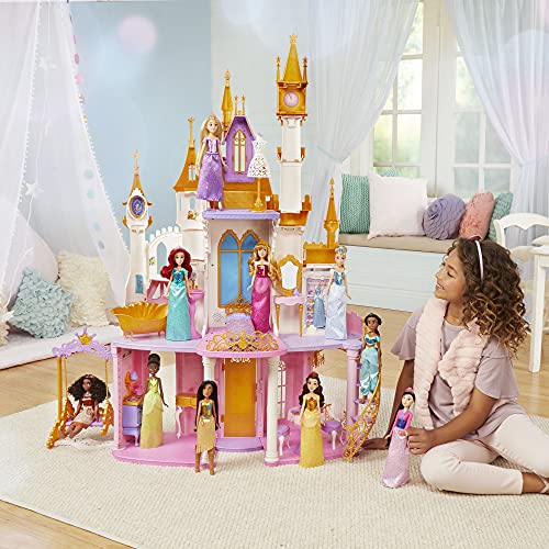 Disney Princess Ultimate Celebration Castle, Doll House with Musical Fireworks L