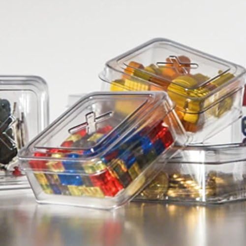 Geekbox Clear Plastic Token Storage With Lid