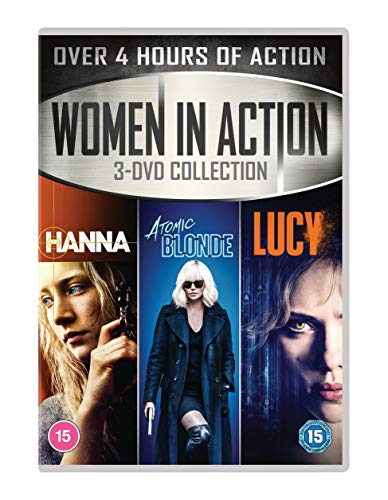 Women In Action Triple (Lucy/Hanna/Atomic Blonde) [DVD] [2020] - Action/Sci-fi [DVD]