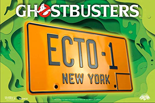 Doctor Collector 8437017951247 Ghostbusters Ecto-1 Licence Plate Replica