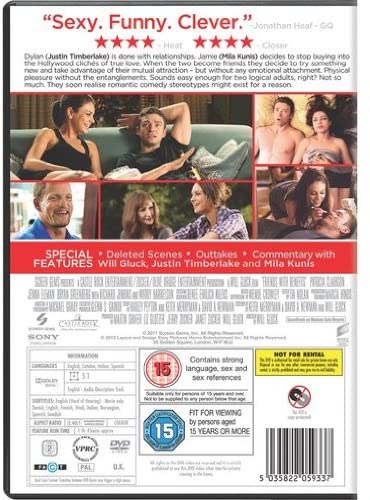Friends With Benefits [2011] - Rom-com [DVD]