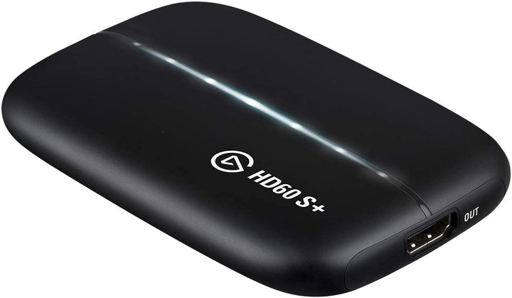 Elgato HD60 S+ Capture Card, 1080p 60 HDR10 Capture, 4K 60 HDR10 Zero-Lag Passthrough, Ultra-Low Latency, PS5, PS4/Pro, Xbox Series X/S, Xbox One X/S, USB 3.0