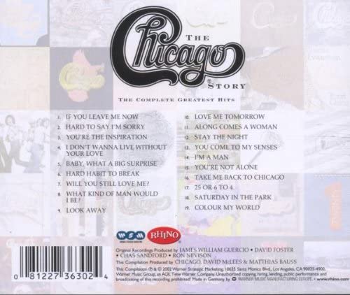 The Chicago Story - Complete Greatest Hits [Uk Version] [Audio CD]