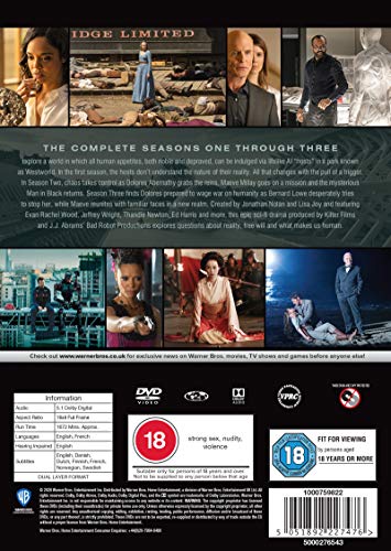 Westworld: Seasons 1-3  [2020] - Sci-fi  [DVD]