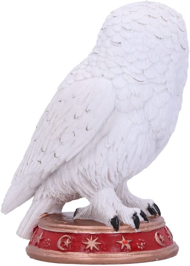 Nemesis Now Wizard's Familiar Owl Figurine, White, 10cm