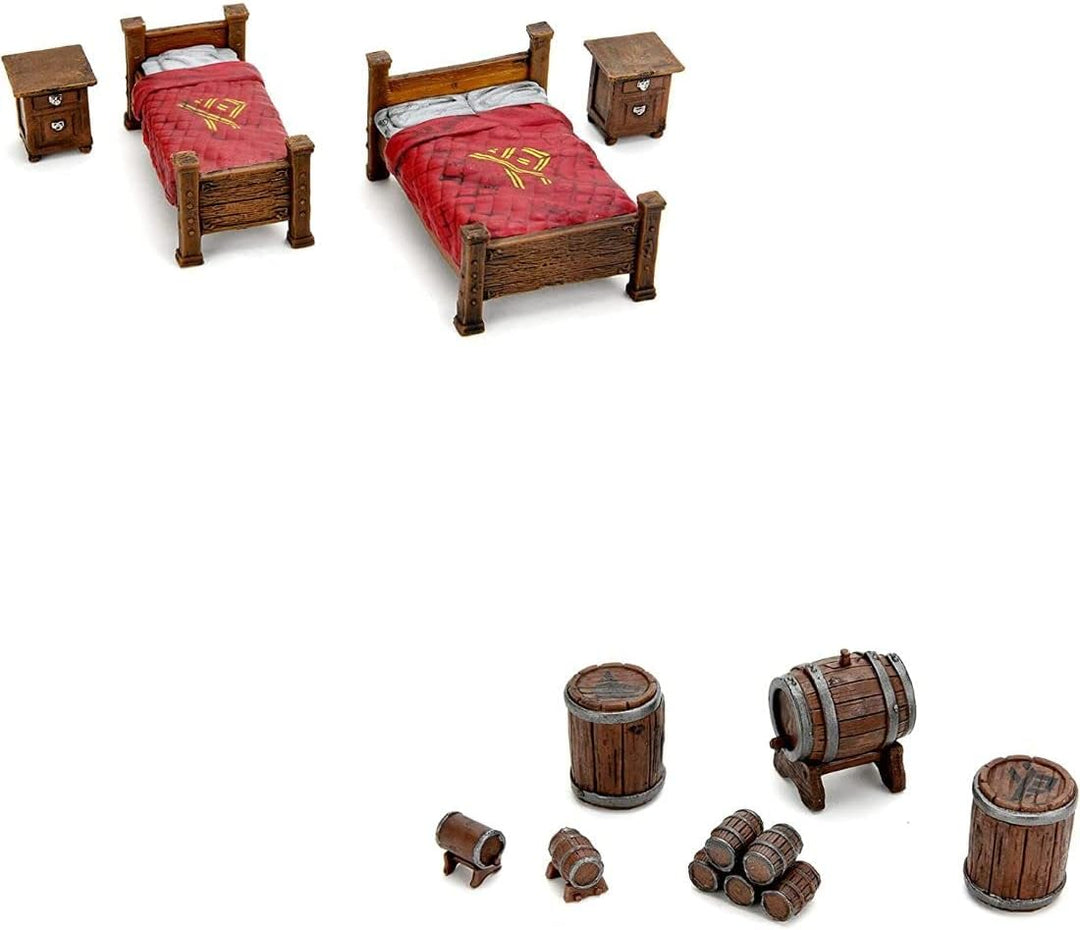 D&D Icons of the Realms: The Yawning Portal Inn- Beds & Bottles Set