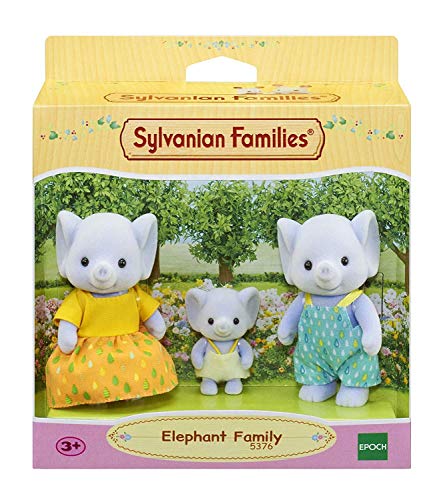 Sylvanian Families 5376 Elephant Family, Multi-Coloured
