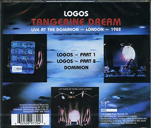 Logos Lives - Tangerine Dream  [Audio CD]