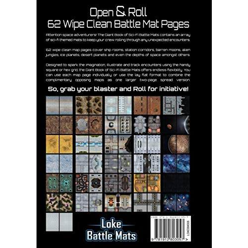 Giant Book of Sci-Fi Battle Mats (A3) - Loke Battle Mats 3