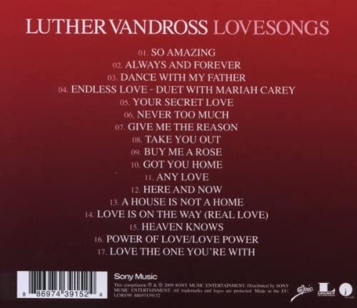 Luther Vandross - The Love Songs [Audio CD]