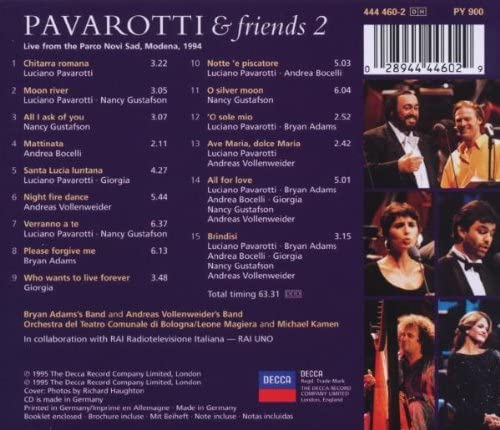 Pavarotti and Friends, Vol.2 - Di Lazzaro [Audio CD]